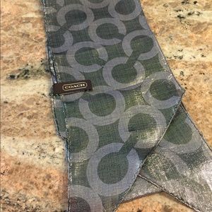 Metallic Coach Twilly Scarf